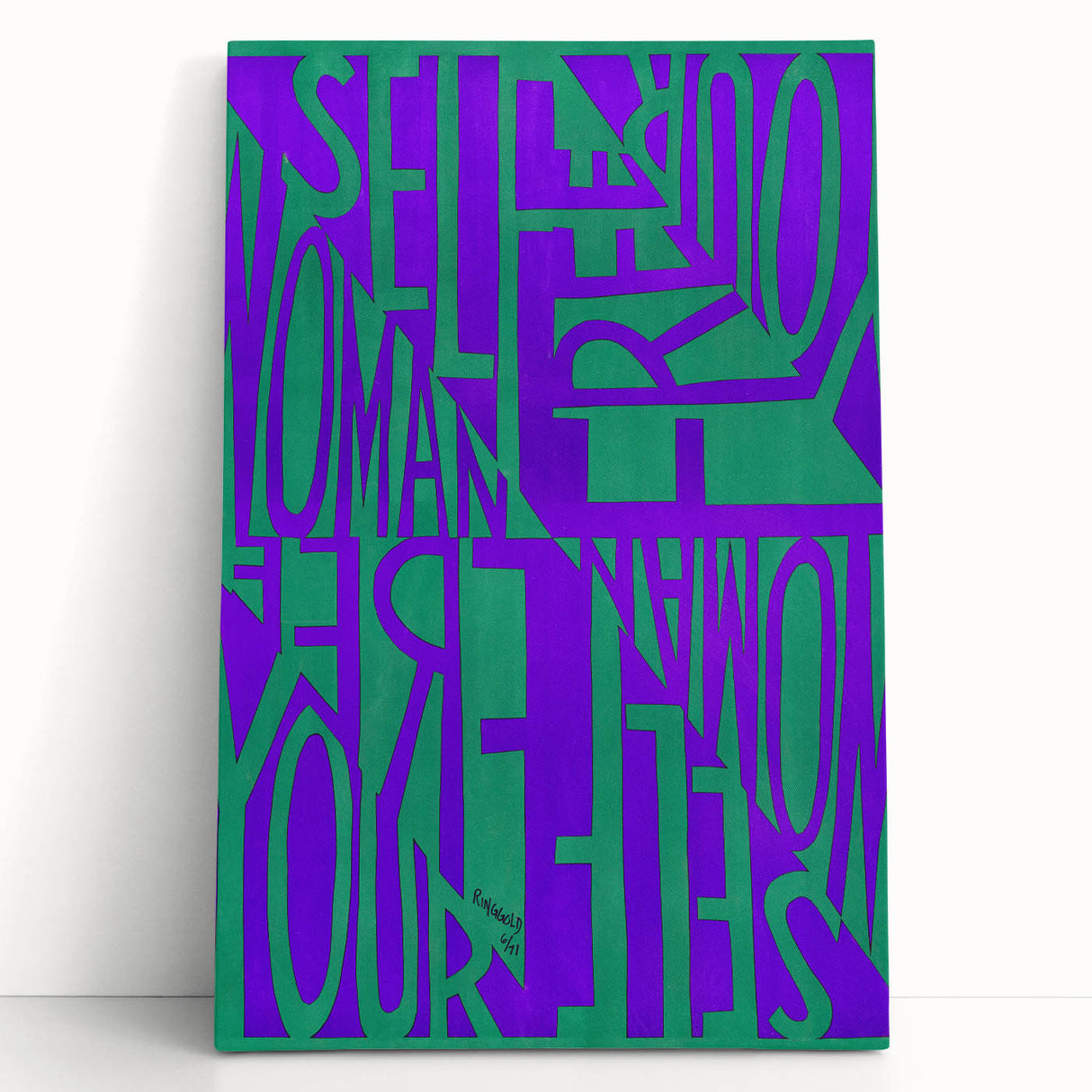 Modern Wall Art – Faith Ringgold’s "Free Woman, Free Yourself" Poster