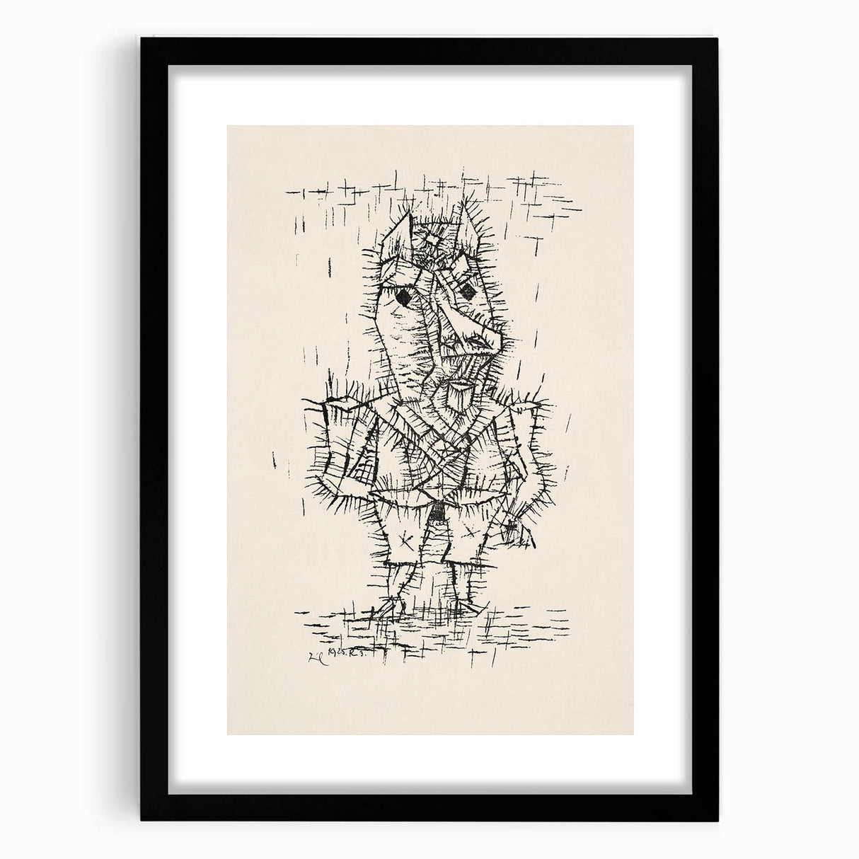 Modern Wall Art – Paul Klee’s "Ass (Esel)" Abstract Drawing