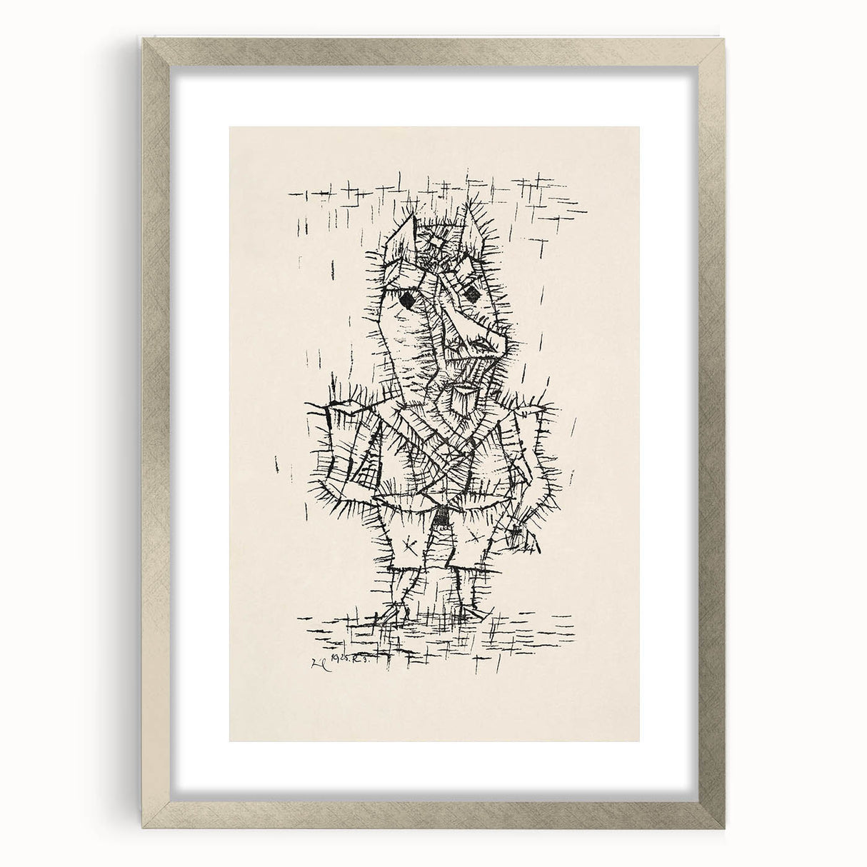 Modern Wall Art – Paul Klee’s "Ass (Esel)" Abstract Drawing