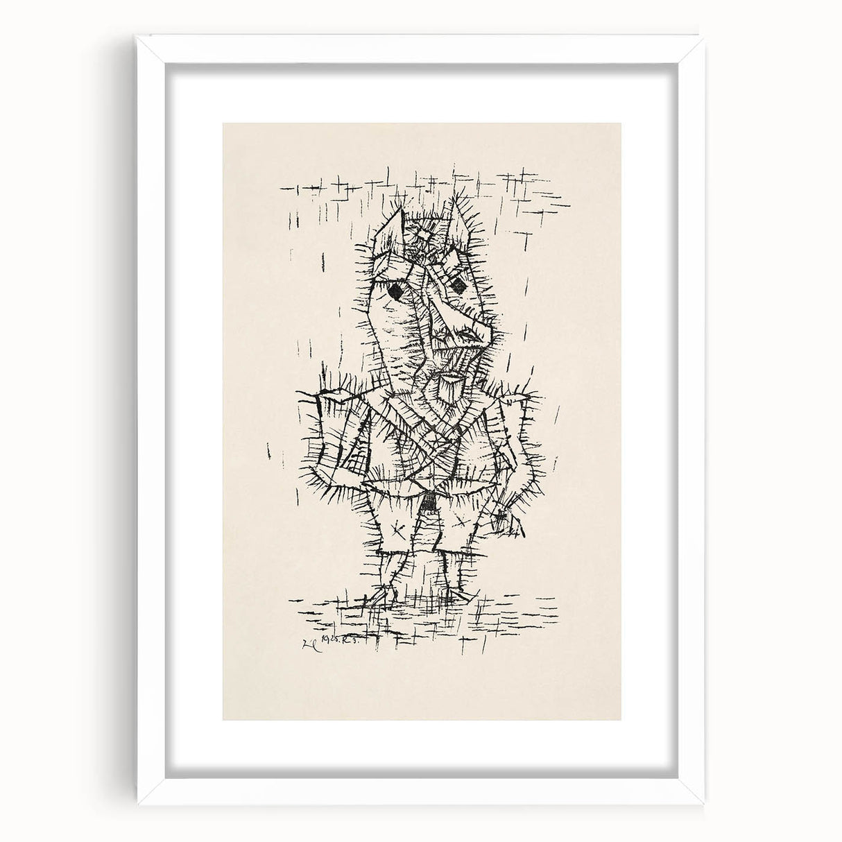 Modern Wall Art – Paul Klee’s "Ass (Esel)" Abstract Drawing