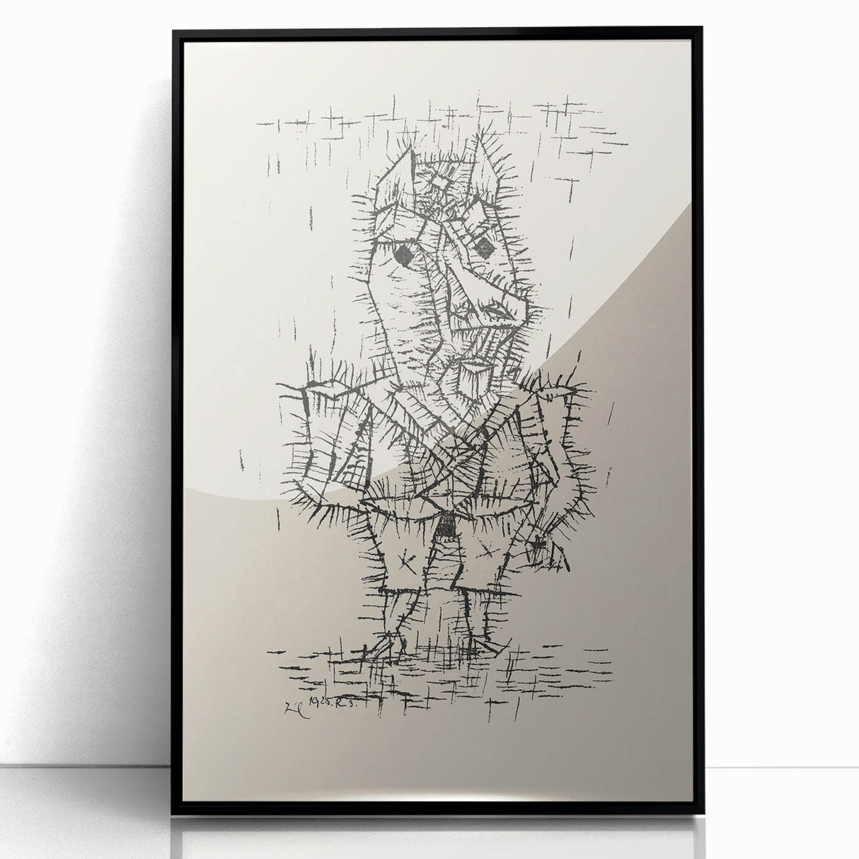 Modern Wall Art – Paul Klee’s "Ass (Esel)" Abstract Drawing