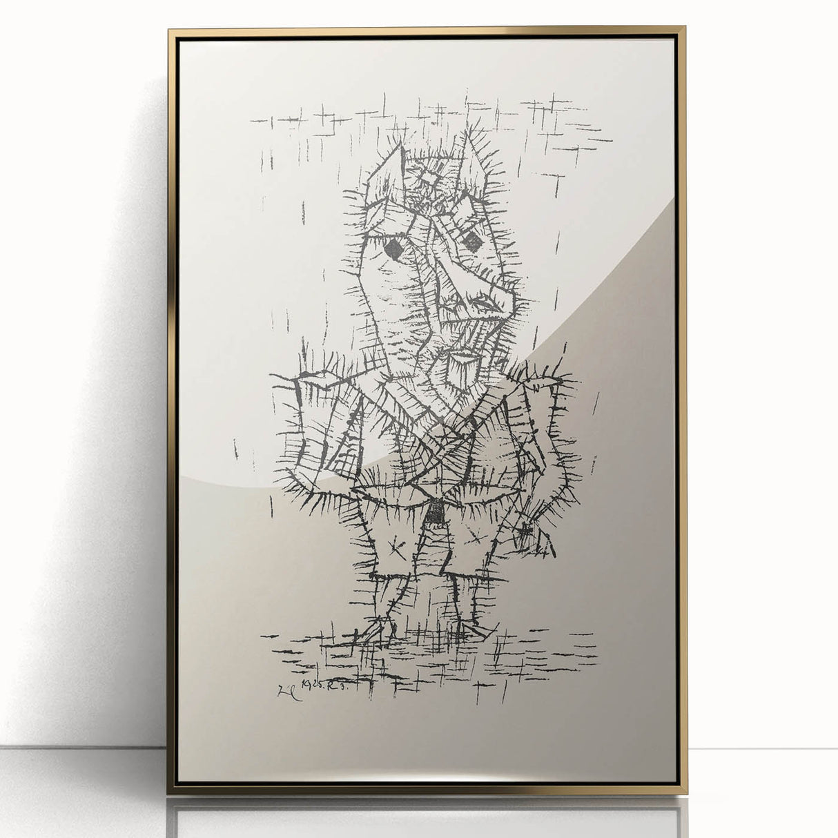 Modern Wall Art – Paul Klee’s "Ass (Esel)" Abstract Drawing