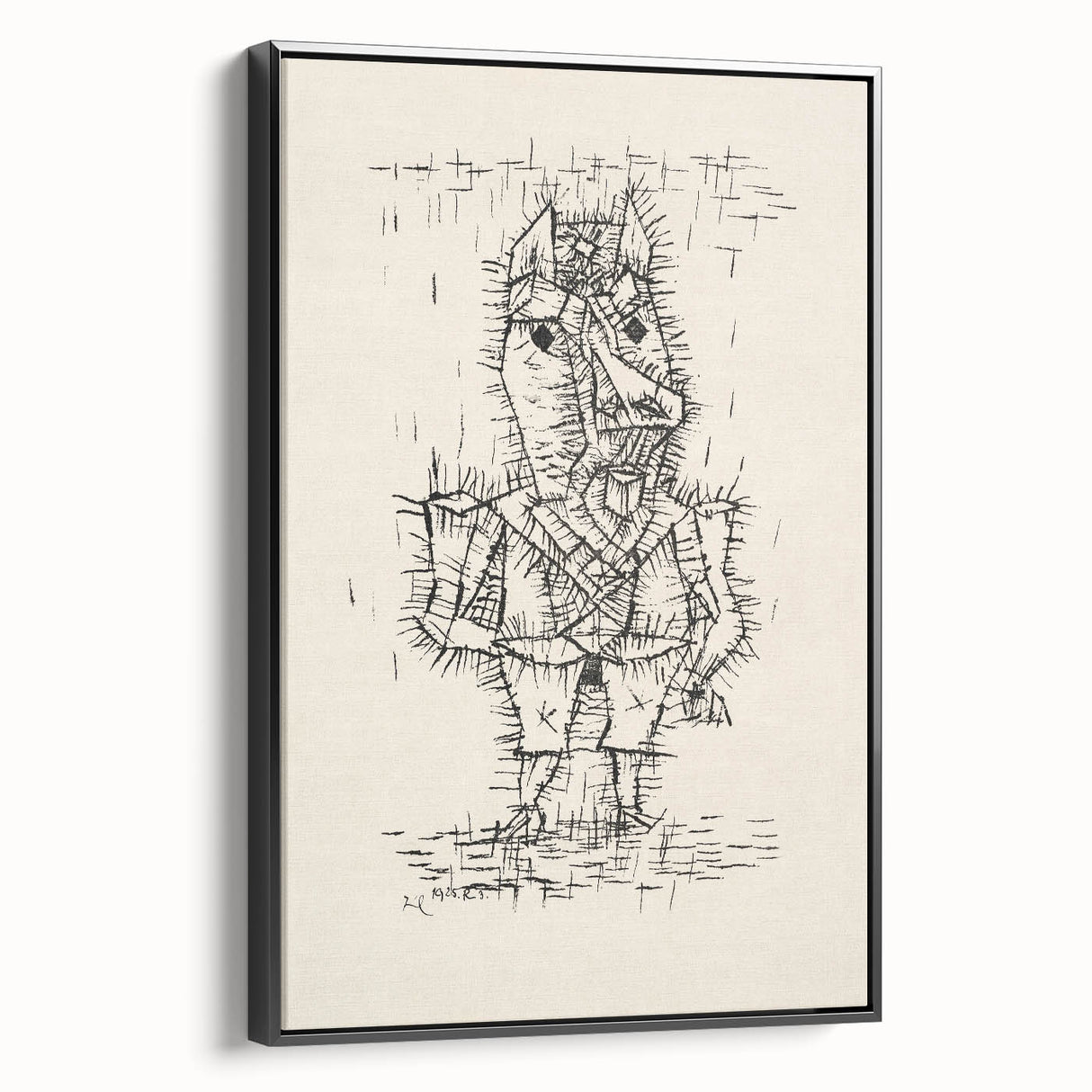 Modern Wall Art – Paul Klee’s "Ass (Esel)" Abstract Drawing