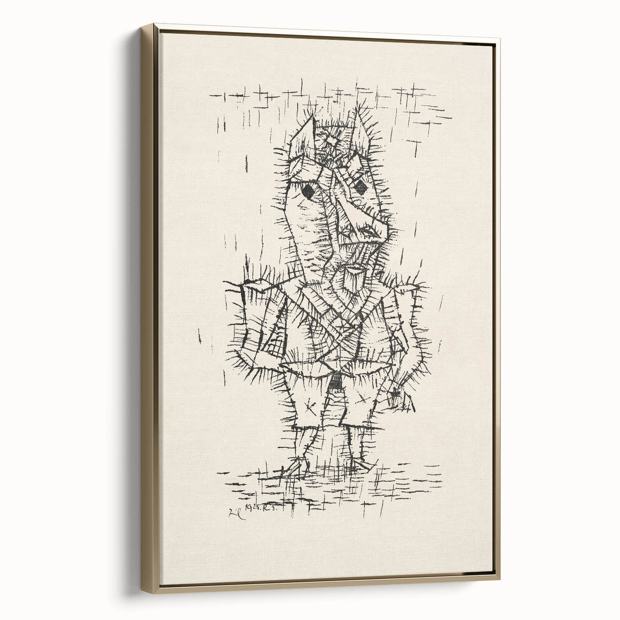 Modern Wall Art – Paul Klee’s "Ass (Esel)" Abstract Drawing