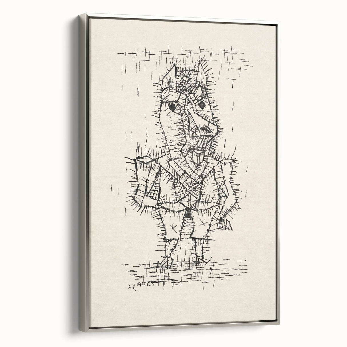 Modern Wall Art – Paul Klee’s "Ass (Esel)" Abstract Drawing