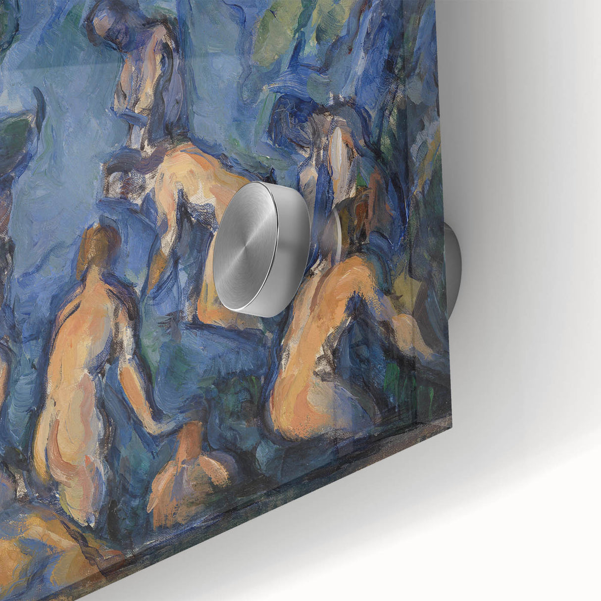 Modern Wall Art – Cézanne’s Bathers in Blue and Green