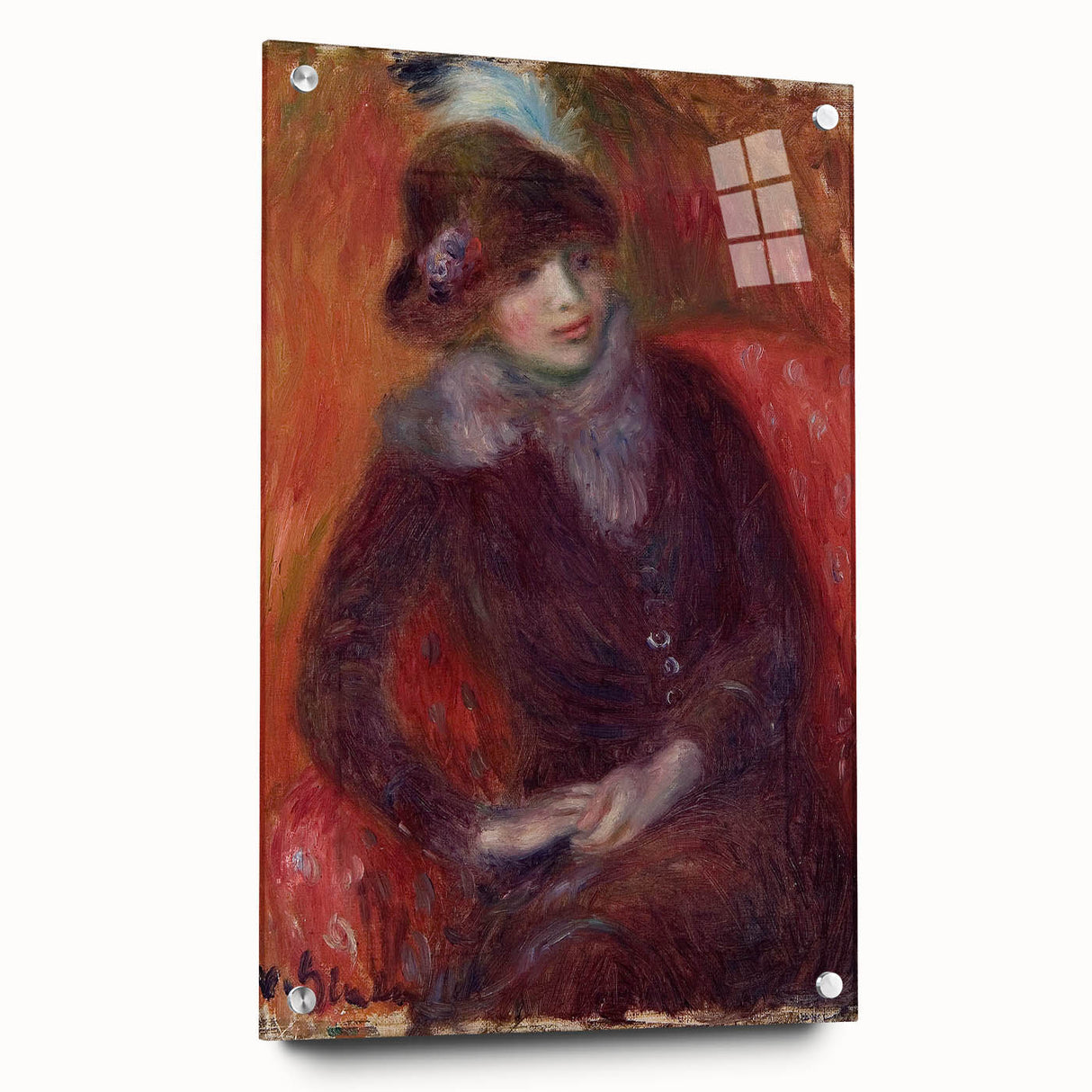 Modern Wall Art – William Glackens’ "Seated Woman with Fur Neckpiece"