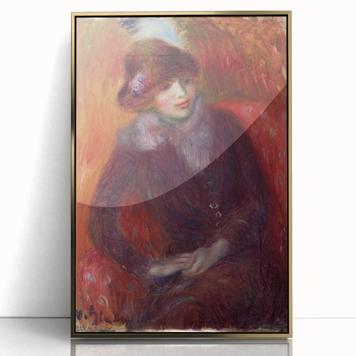 Modern Wall Art – William Glackens’ "Seated Woman with Fur Neckpiece"