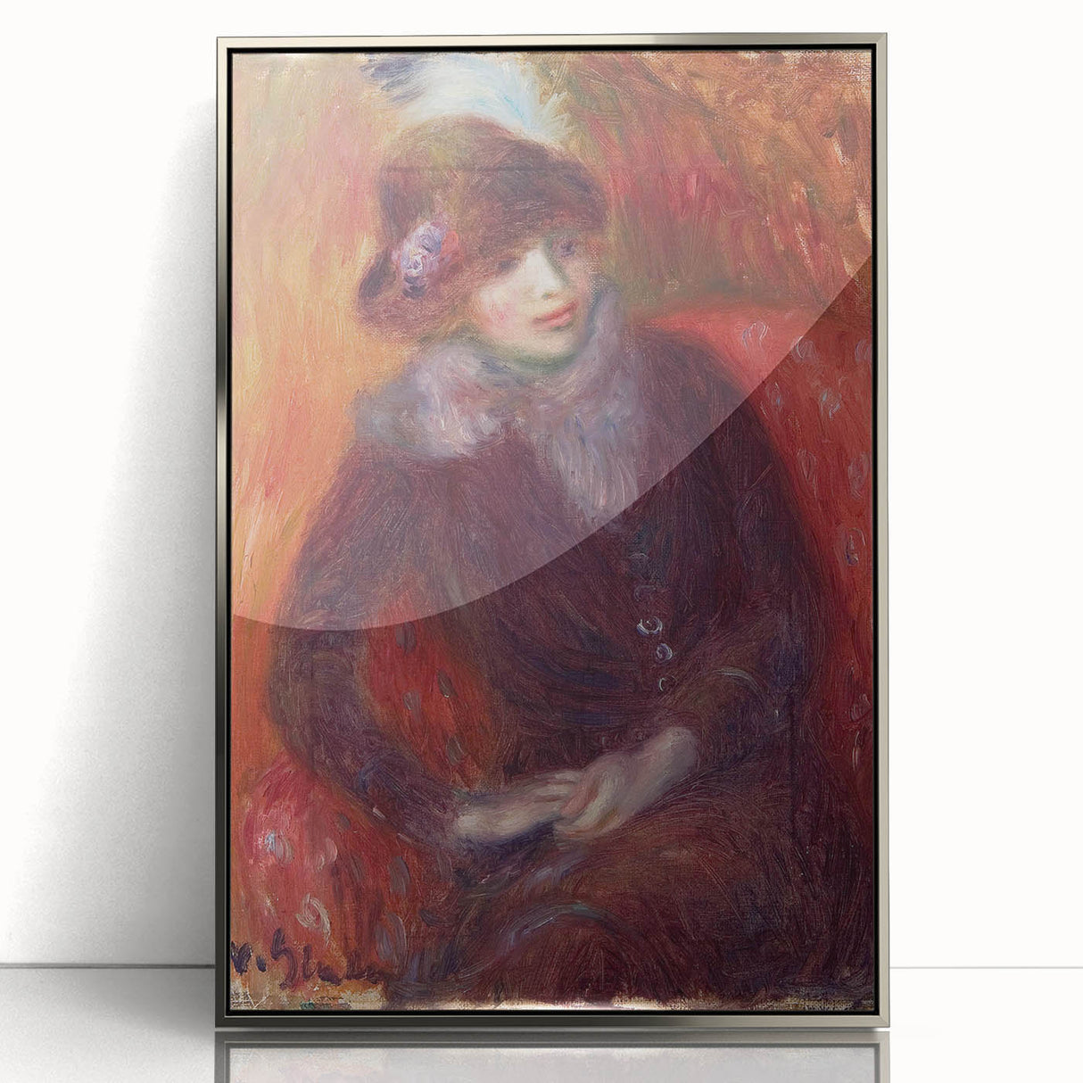 Modern Wall Art – William Glackens’ "Seated Woman with Fur Neckpiece"