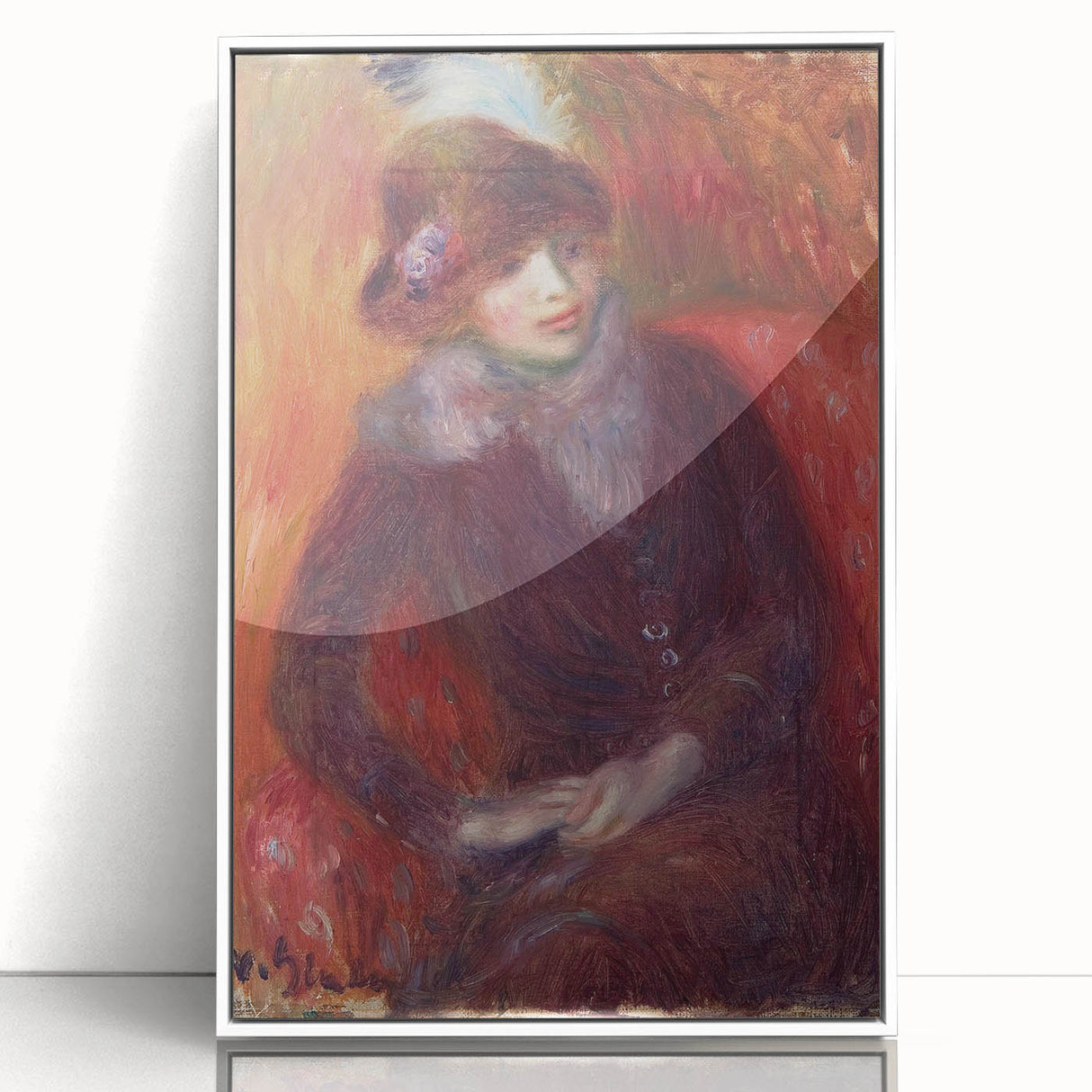 Modern Wall Art – William Glackens’ "Seated Woman with Fur Neckpiece"