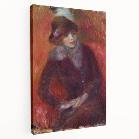 Modern Wall Art – William Glackens’ "Seated Woman with Fur Neckpiece"