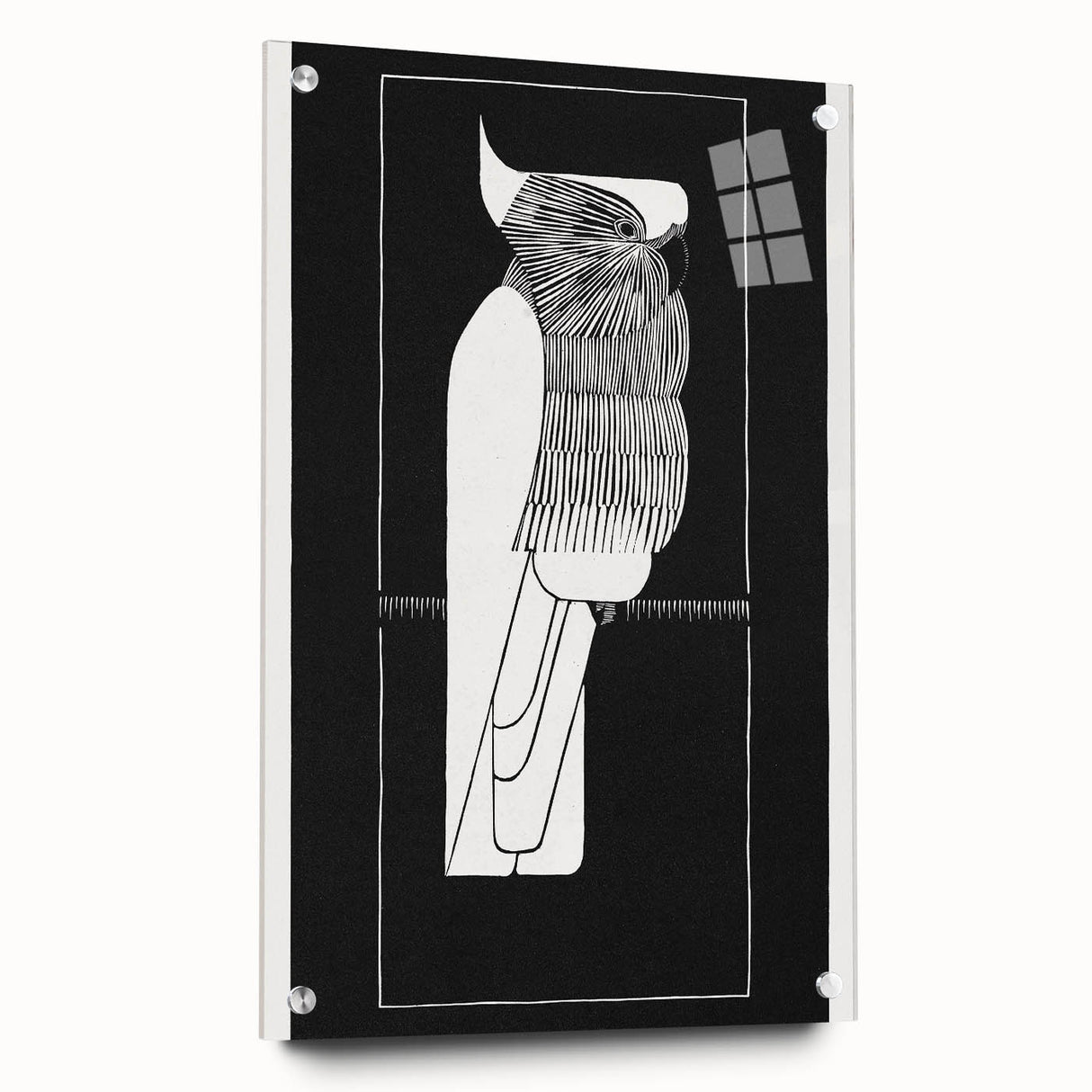 Modern Wall Art – "Sulphur-Crested Cockatoo" by Samuel Jessurun de Mesquita