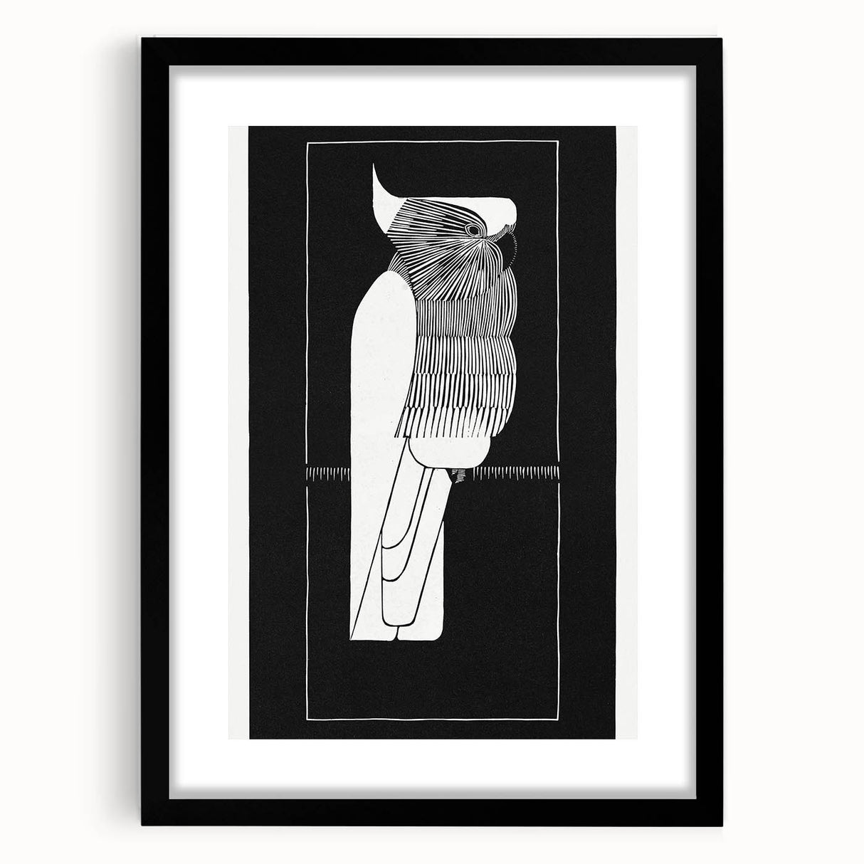 Modern Wall Art – "Sulphur-Crested Cockatoo" by Samuel Jessurun de Mesquita