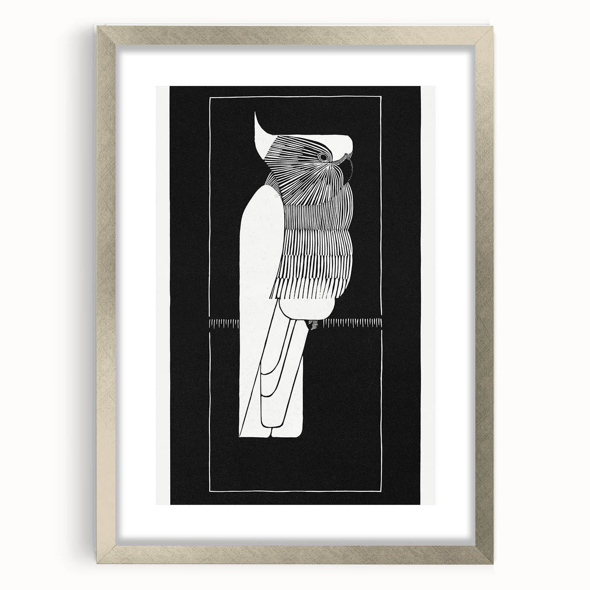 Modern Wall Art – "Sulphur-Crested Cockatoo" by Samuel Jessurun de Mesquita