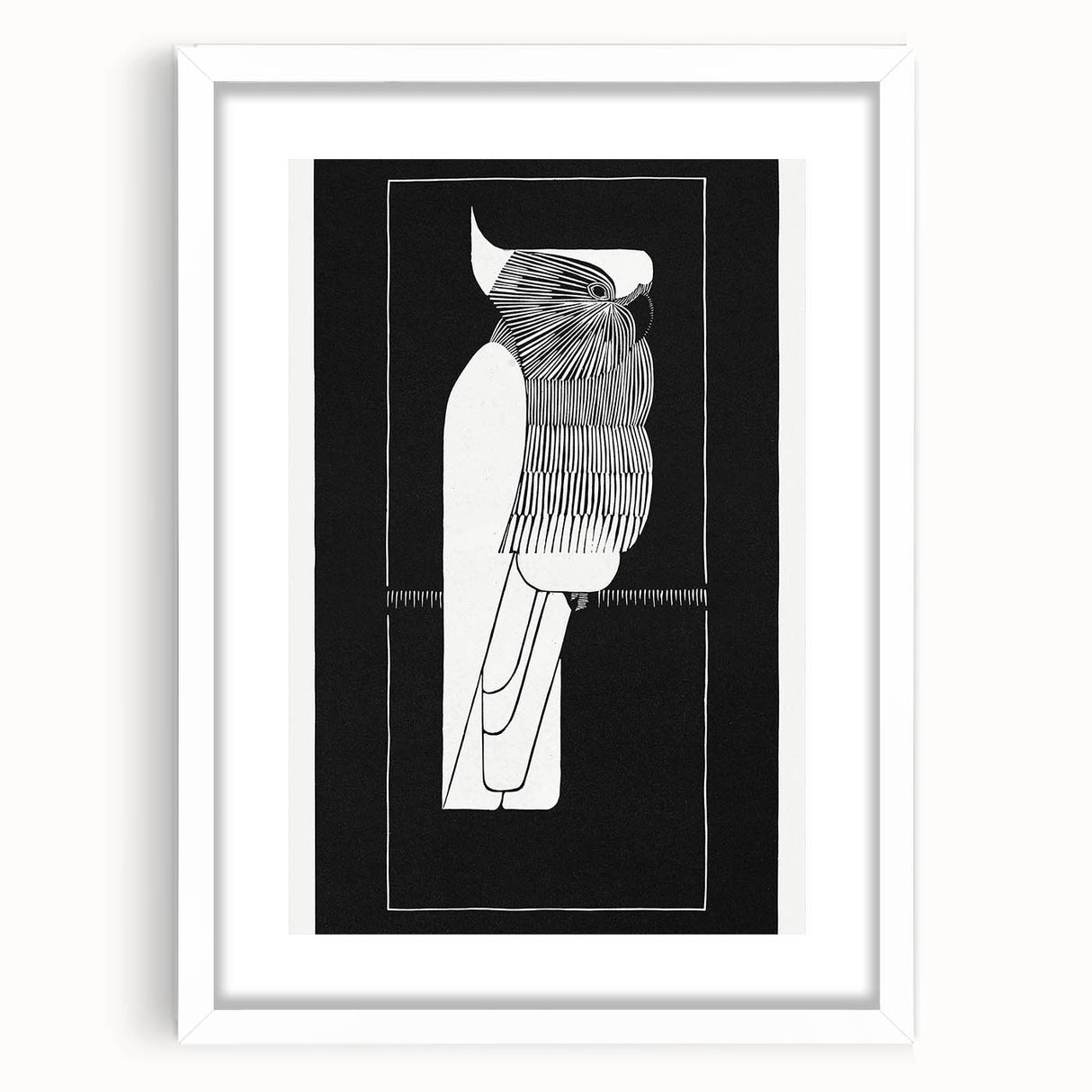 Modern Wall Art – "Sulphur-Crested Cockatoo" by Samuel Jessurun de Mesquita