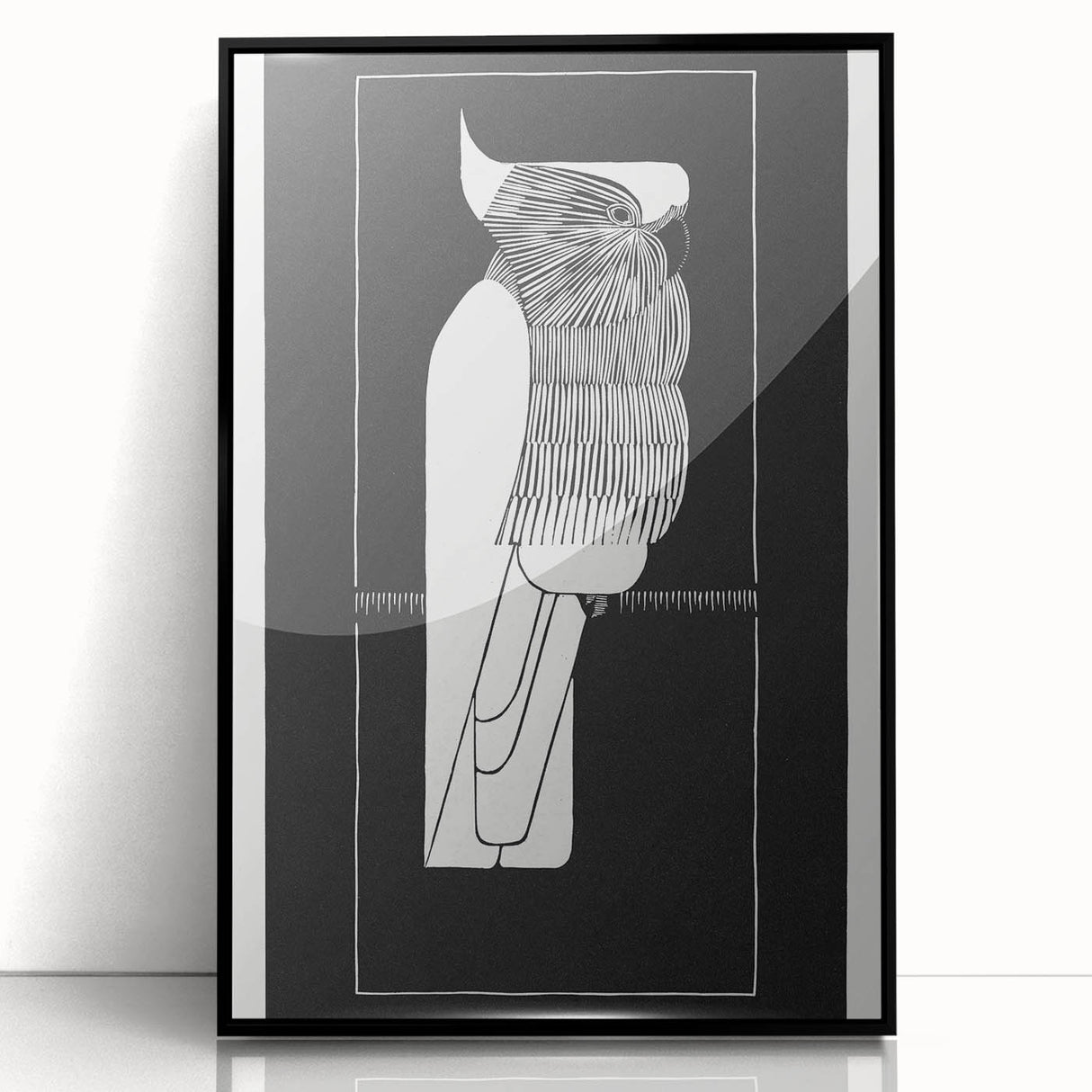 Modern Wall Art – "Sulphur-Crested Cockatoo" by Samuel Jessurun de Mesquita