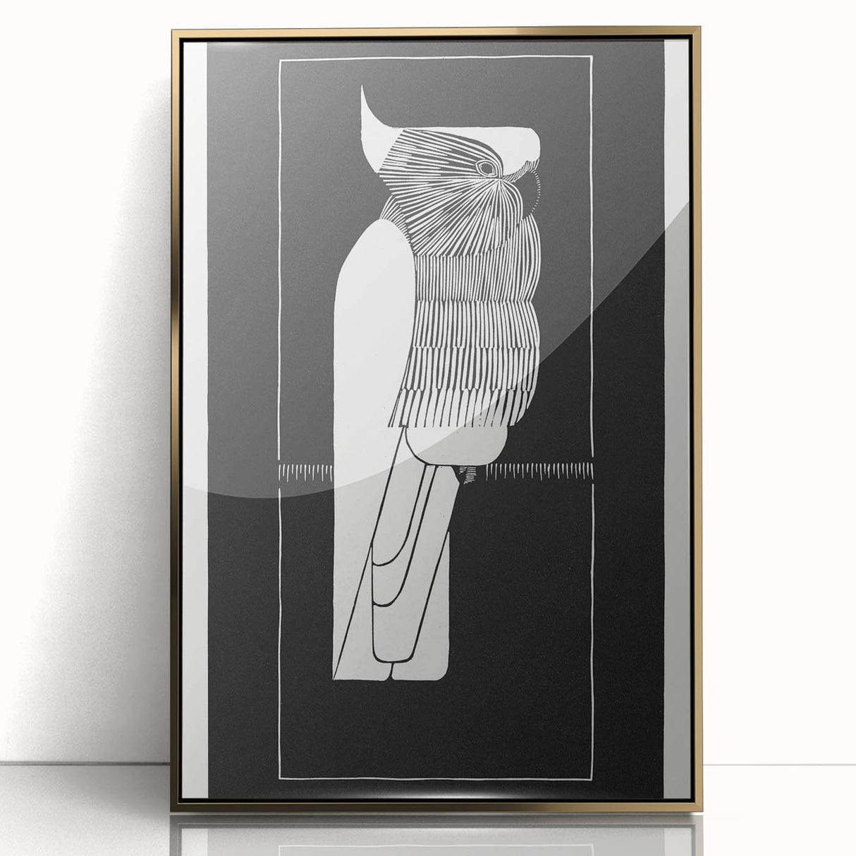 Modern Wall Art – "Sulphur-Crested Cockatoo" by Samuel Jessurun de Mesquita