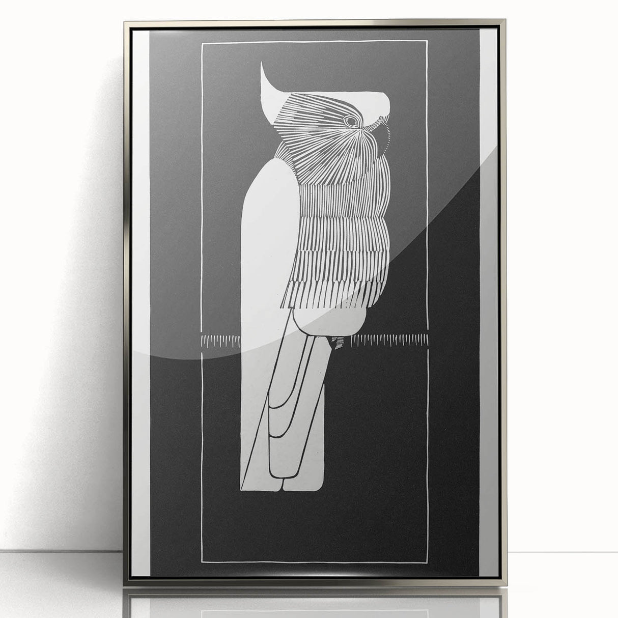 Modern Wall Art – "Sulphur-Crested Cockatoo" by Samuel Jessurun de Mesquita