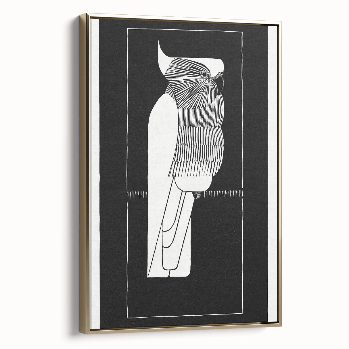 Modern Wall Art – "Sulphur-Crested Cockatoo" by Samuel Jessurun de Mesquita