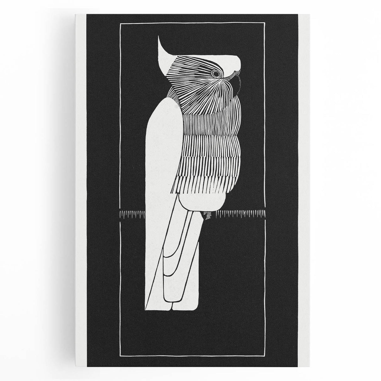 Modern Wall Art – "Sulphur-Crested Cockatoo" by Samuel Jessurun de Mesquita