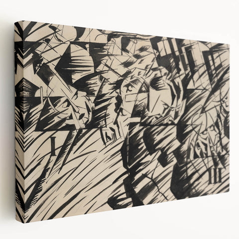 Modern Wall Art – Umberto Boccioni’s States of Mind: Those Who Go