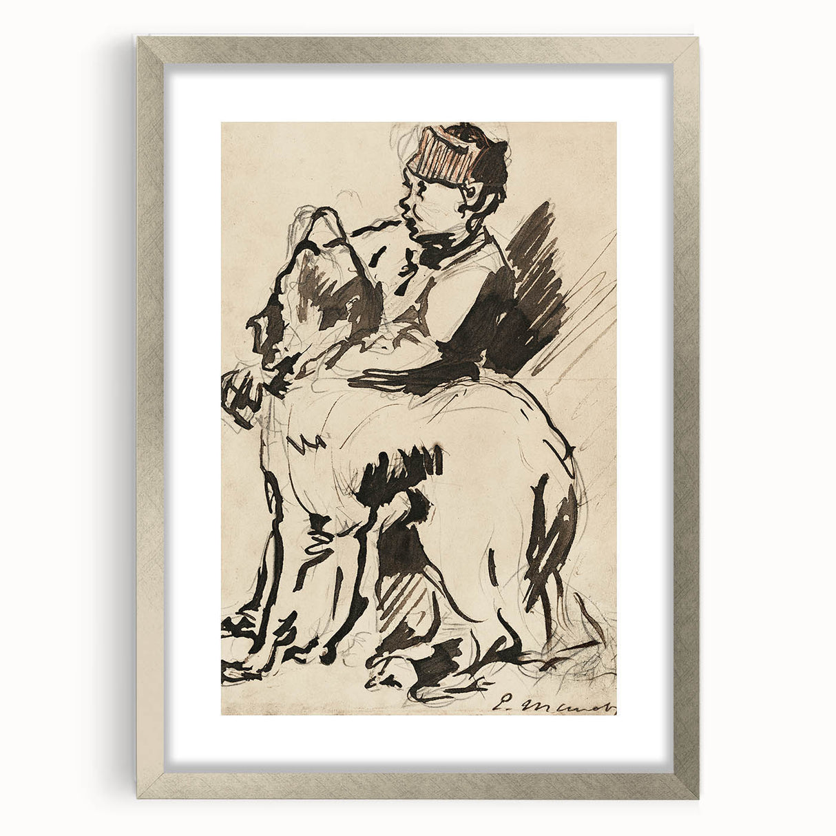 Modern Wall Art – Édouard Manet’s "A Boy Holding His Dog"