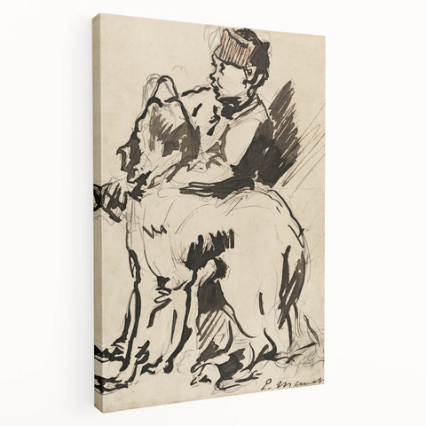 Modern Wall Art – Édouard Manet’s "A Boy Holding His Dog"