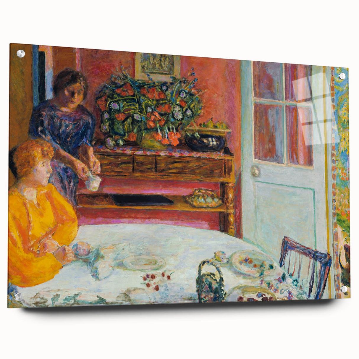 Modern Wall Art - Abstract Dining Room Scene by Pierre Bonnard
