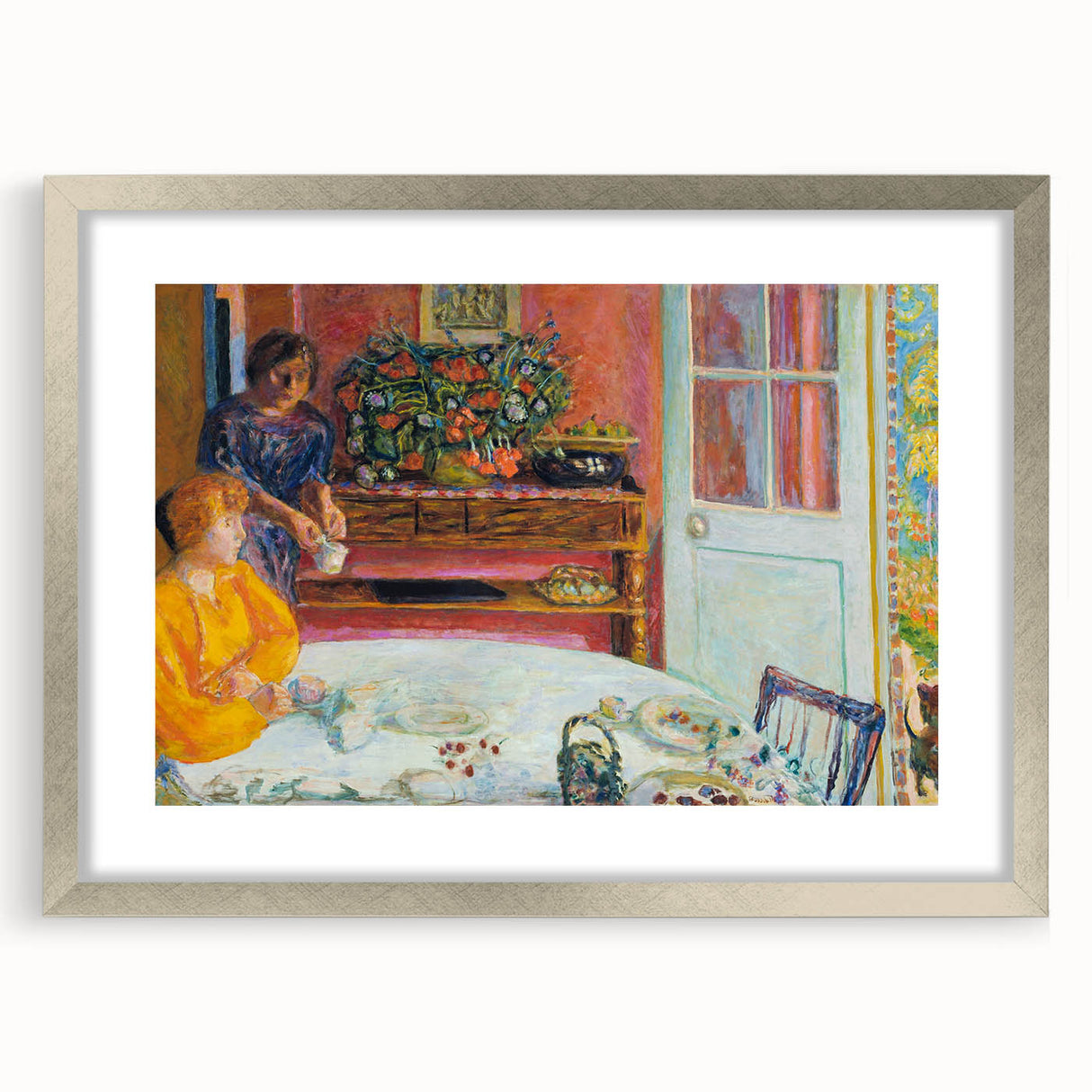 Modern Wall Art - Abstract Dining Room Scene by Pierre Bonnard