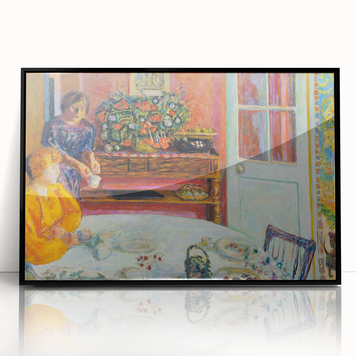 Modern Wall Art - Abstract Dining Room Scene by Pierre Bonnard
