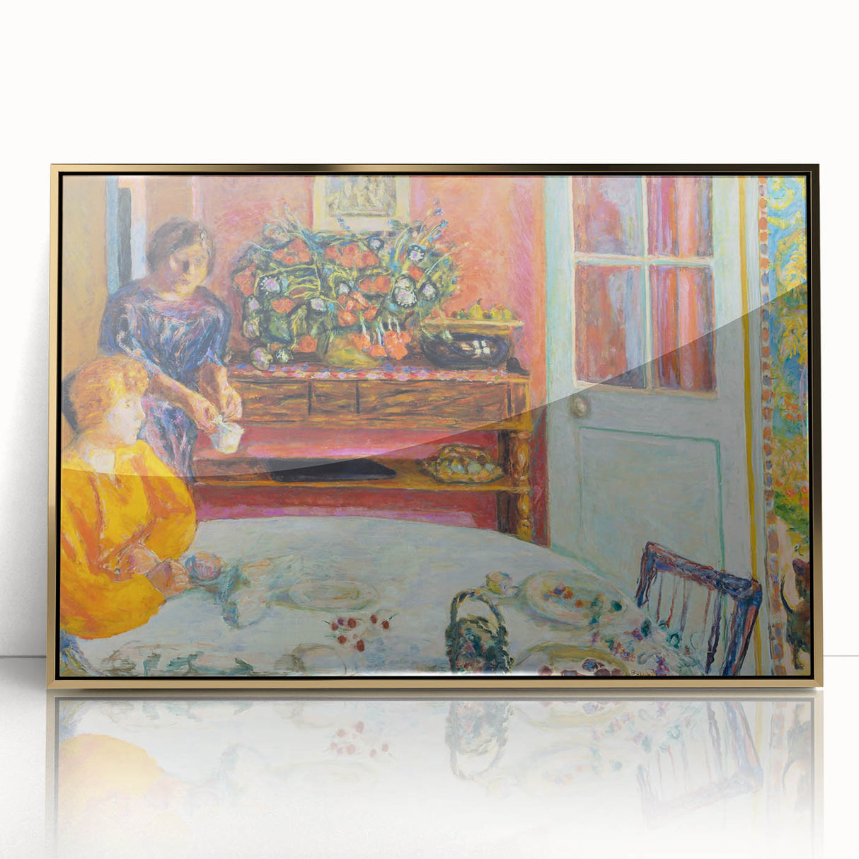 Modern Wall Art - Abstract Dining Room Scene by Pierre Bonnard