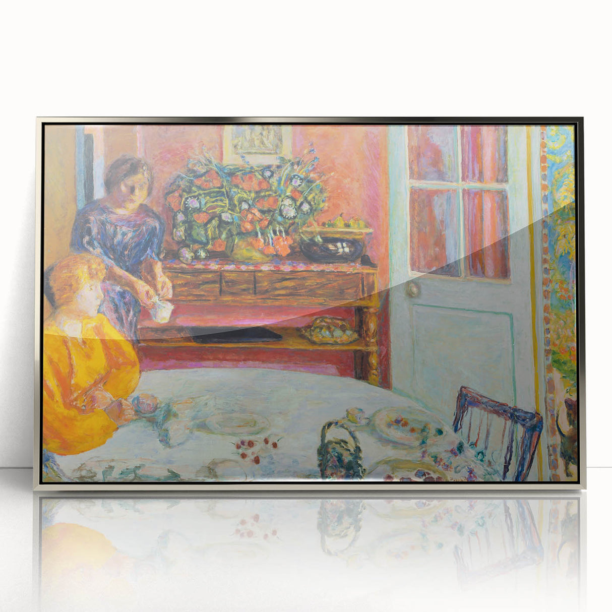 Modern Wall Art - Abstract Dining Room Scene by Pierre Bonnard