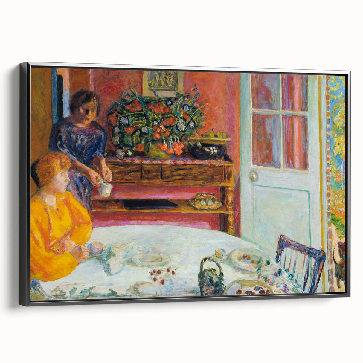 Modern Wall Art - Abstract Dining Room Scene by Pierre Bonnard