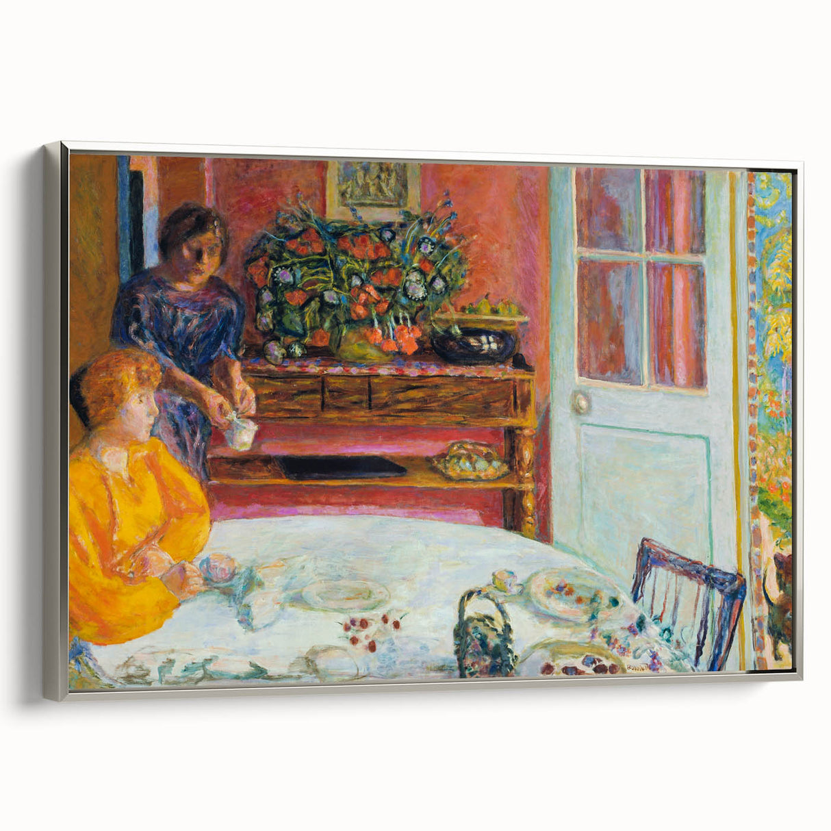 Modern Wall Art - Abstract Dining Room Scene by Pierre Bonnard