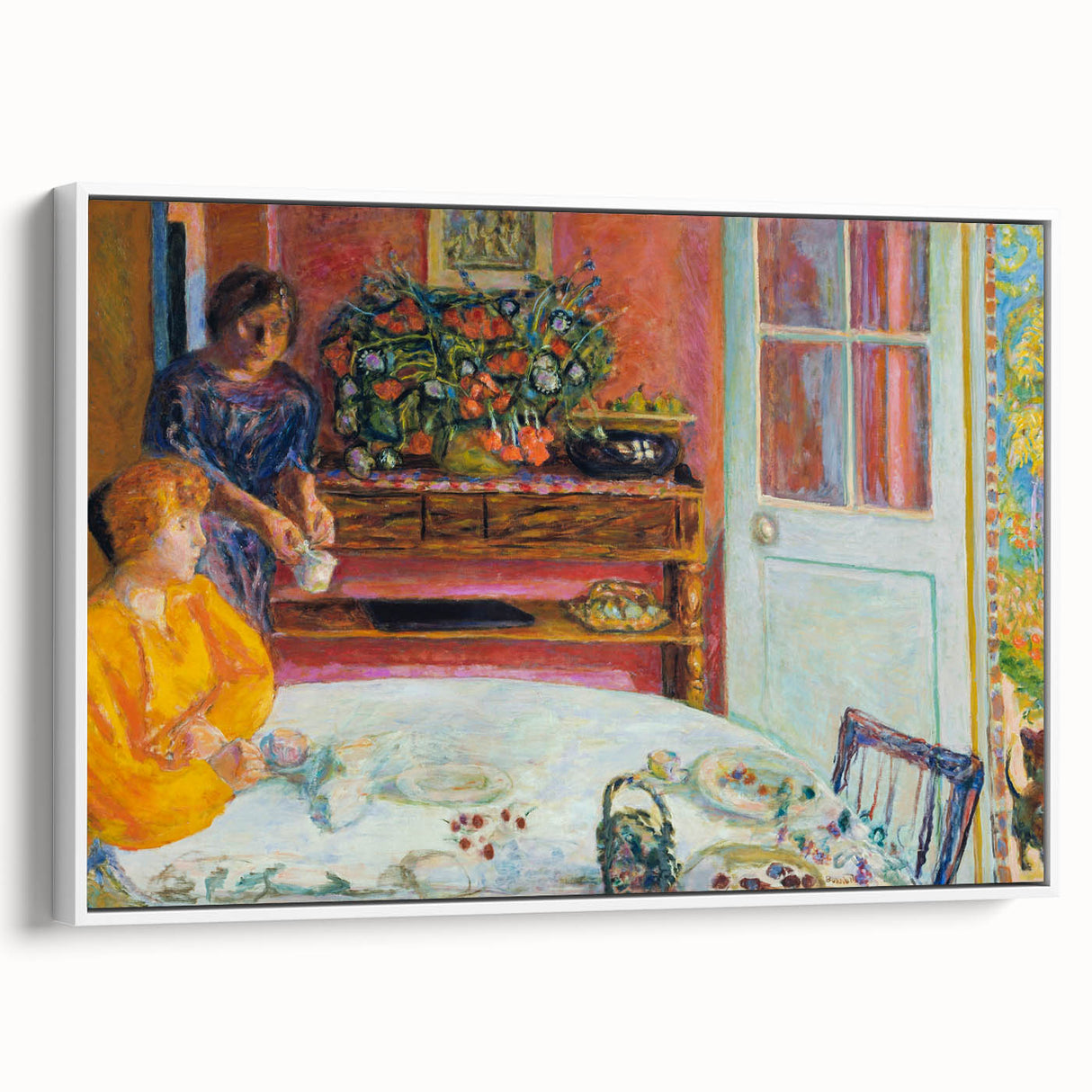 Modern Wall Art - Abstract Dining Room Scene by Pierre Bonnard