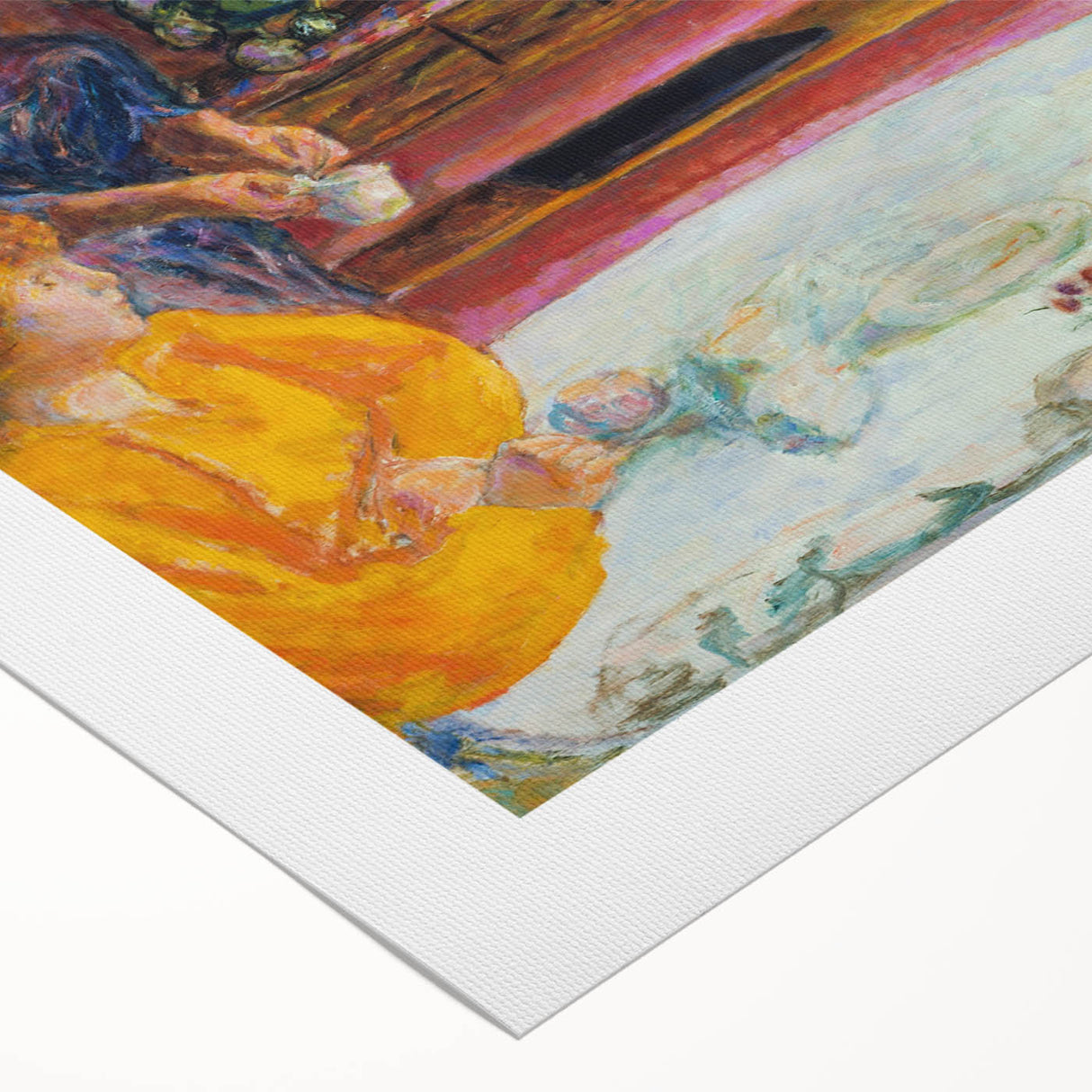 Modern Wall Art - Abstract Dining Room Scene by Pierre Bonnard