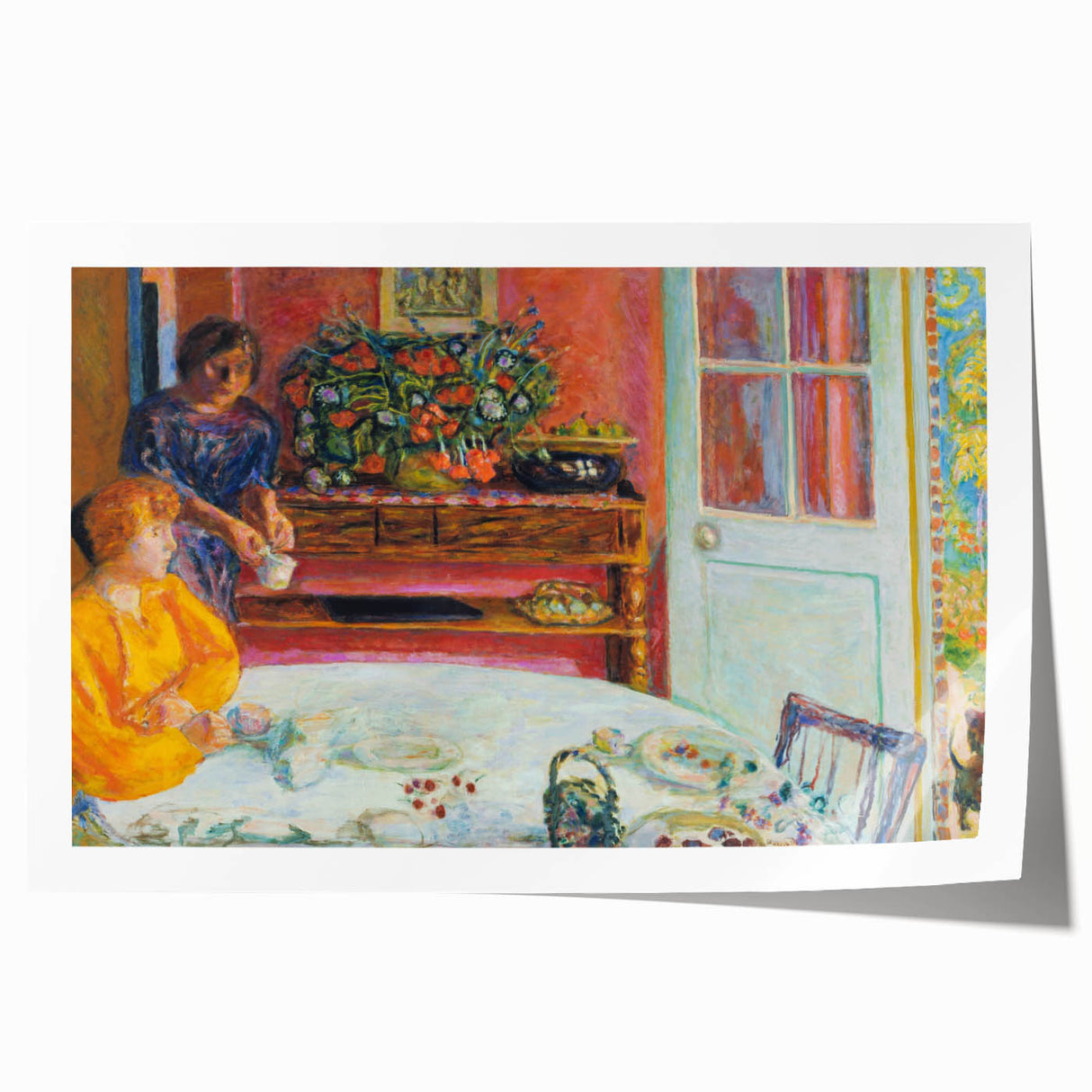 Modern Wall Art - Abstract Dining Room Scene by Pierre Bonnard