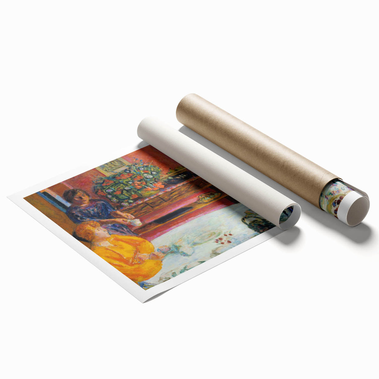 Modern Wall Art - Abstract Dining Room Scene by Pierre Bonnard