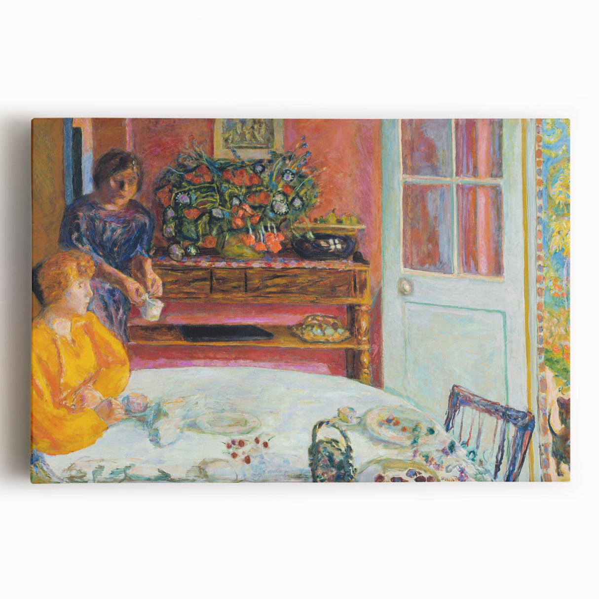 Modern Wall Art - Abstract Dining Room Scene by Pierre Bonnard