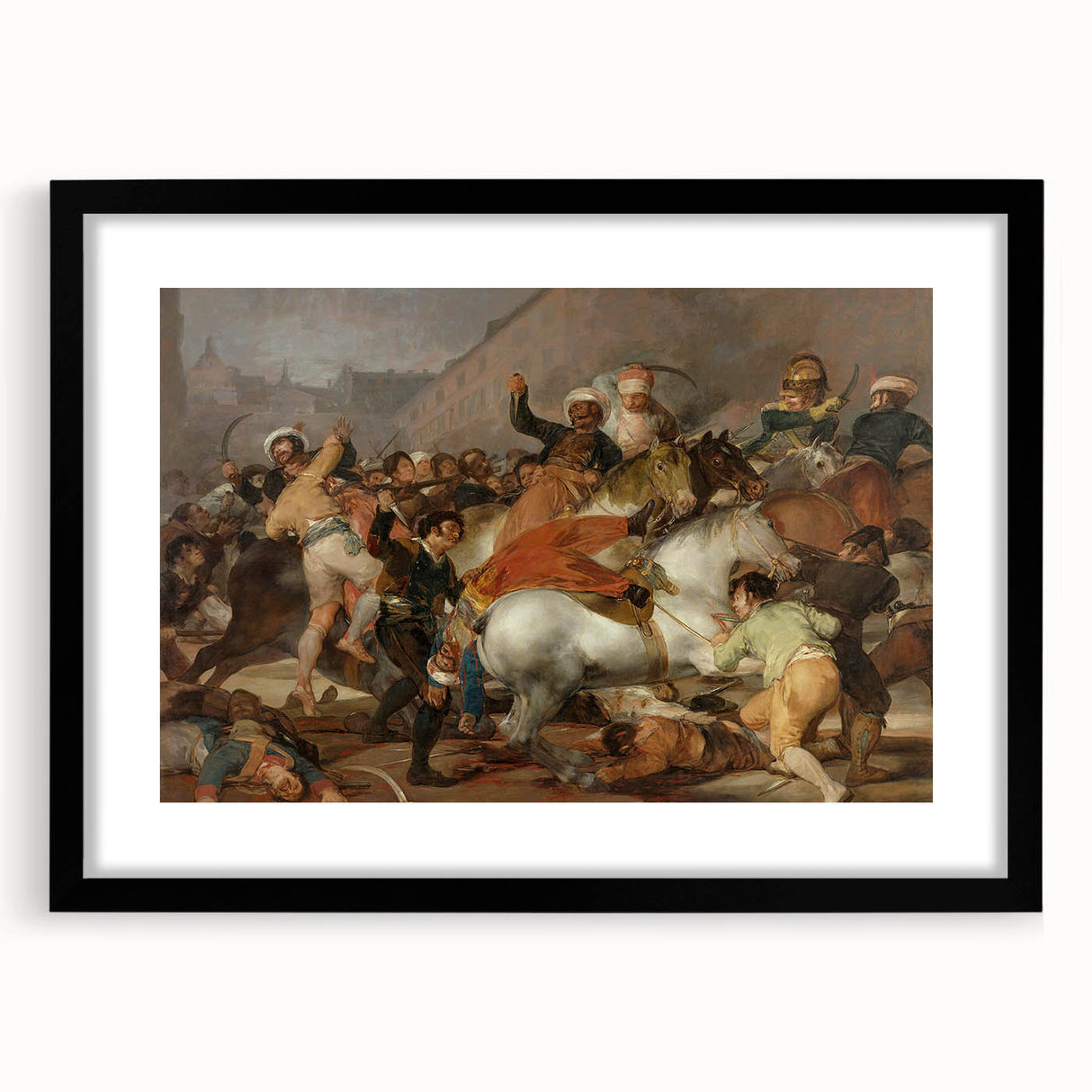 Romanticism Art - The Second of May 1808 by Francisco Goya Print