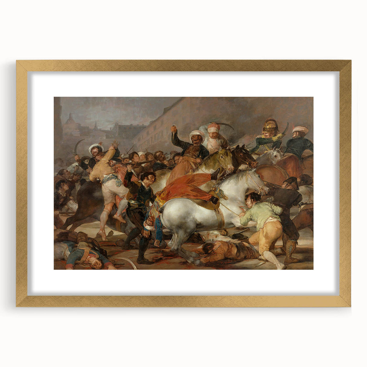 Romanticism Art - The Second of May 1808 by Francisco Goya Print