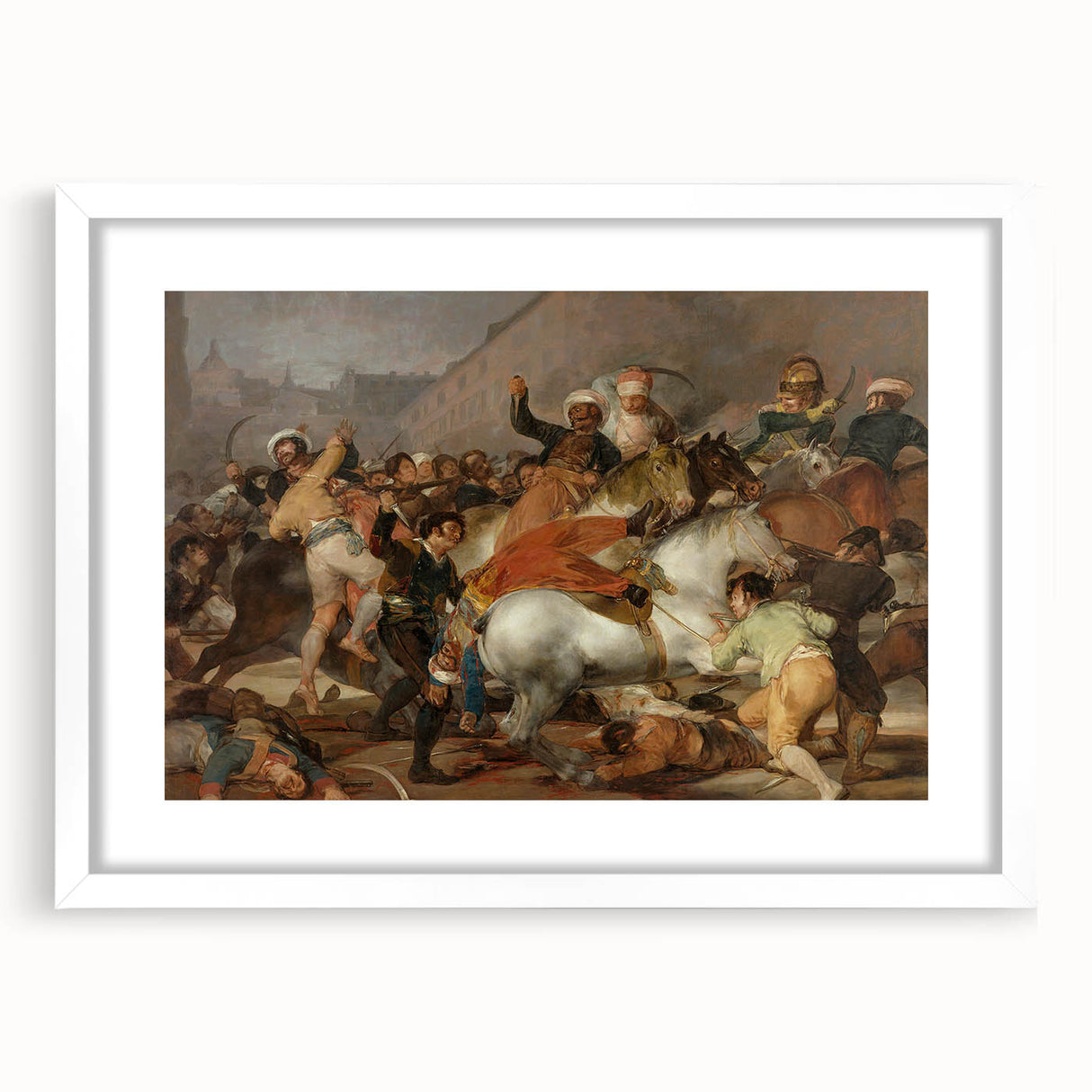 Romanticism Art - The Second of May 1808 by Francisco Goya Print