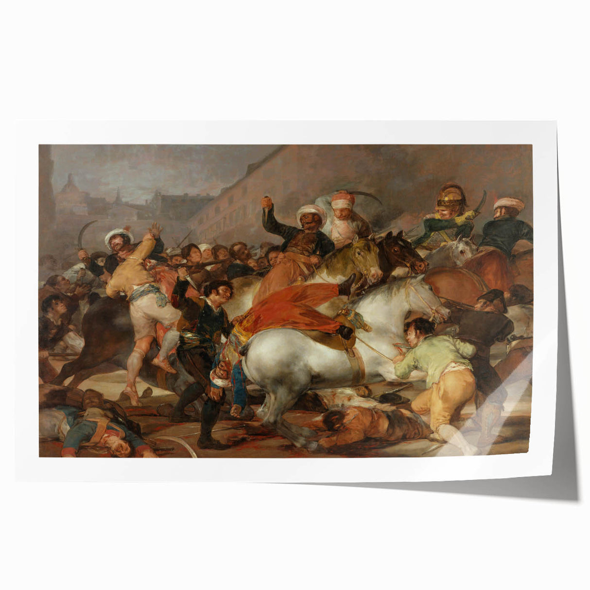 Romanticism Art - The Second of May 1808 by Francisco Goya Print