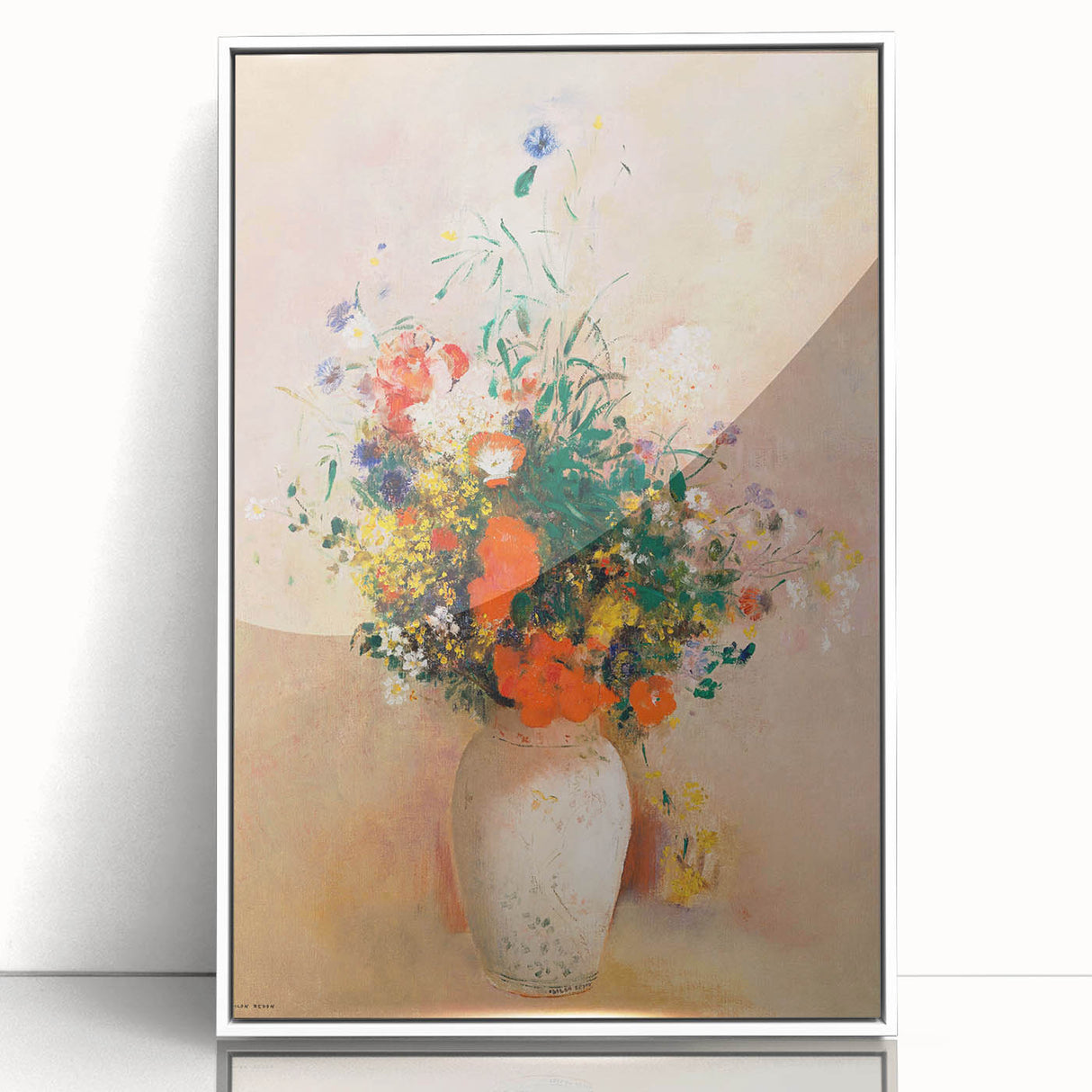 Modern Wall Art – Odilon Redon’s "Vase of Flowers (Pink Background)"