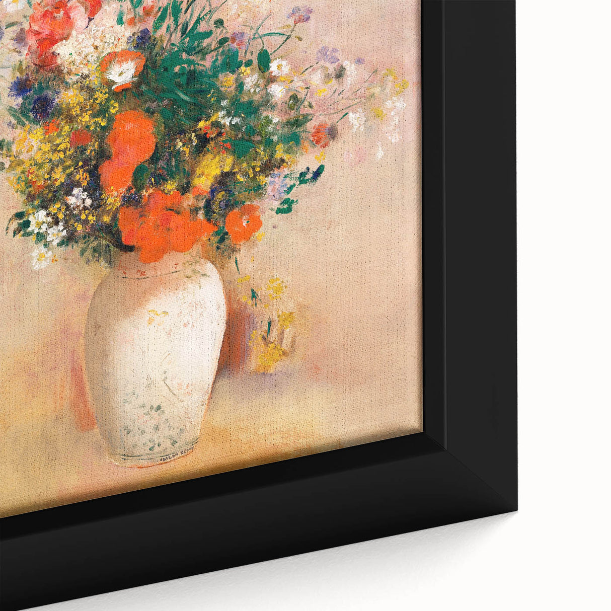 Modern Wall Art – Odilon Redon’s "Vase of Flowers (Pink Background)"