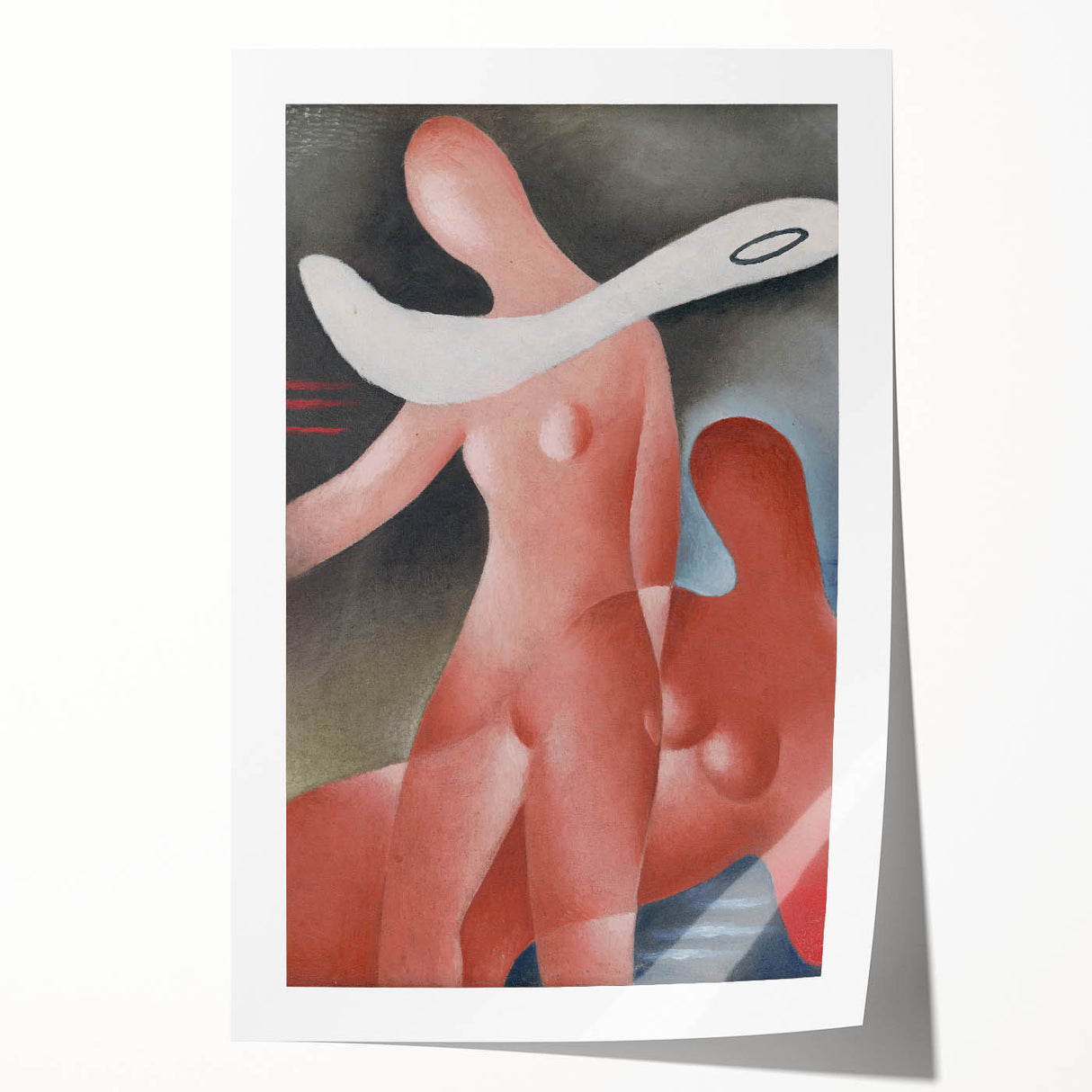 Mikuláš Galanda's "Two Women" - A Surrealist Figurative Masterpiece