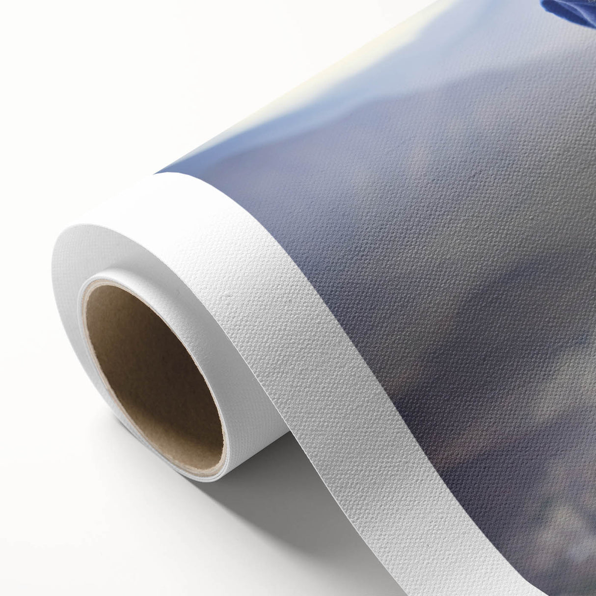 Art Deco poster featuring a serene Mali landscape with soft earth tones on rolled canvas, ideal for nursery wall art.