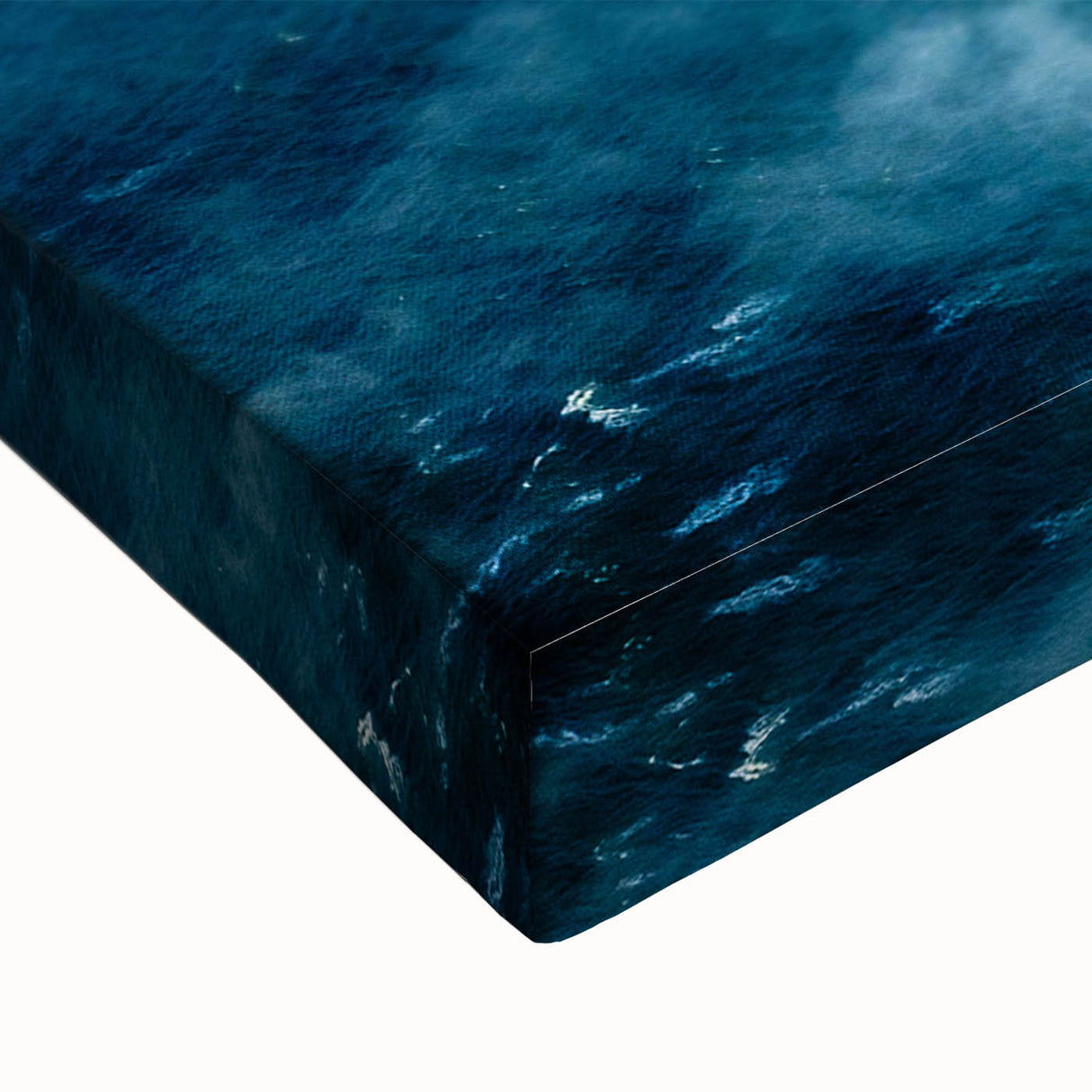 Black and white landscape art painting of Namibian scenery on large stretched canvas, suitable for bedroom wall art.