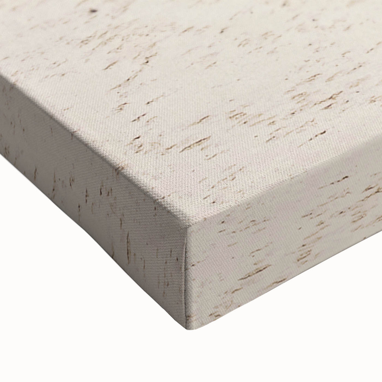 Large art featuring a black and white landscape painting of an African savannah on stretched canvas.