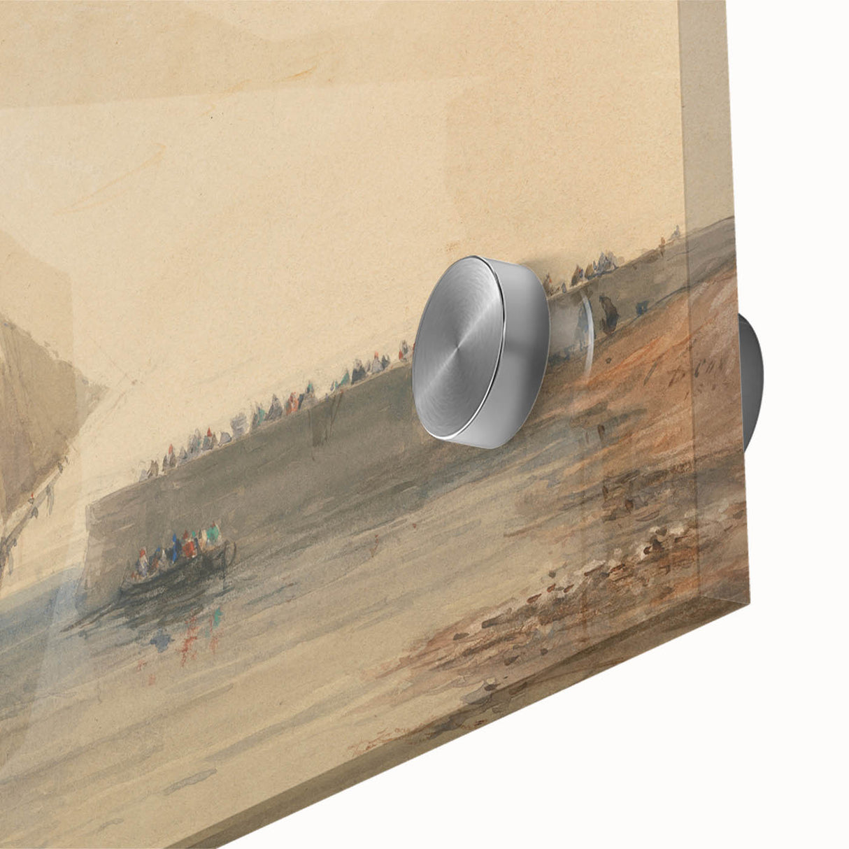 Romanticism Art - Entrance to Calais Harbour by David Cox Print